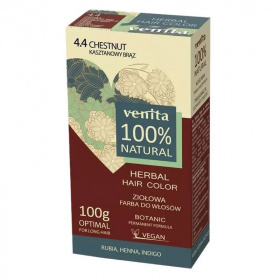 Venita 100% natural gyógynövényes hajfesték (4.4 gesztenye barna) 100g