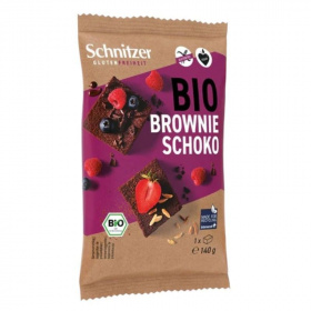 Schnitzer bio brownie - csokis, gluténmentes 140g