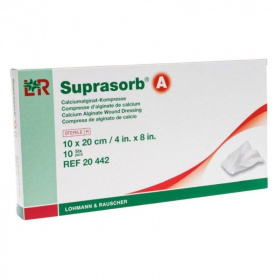 Suprasorb A Kalcium-alginát lap (10x20cm) 10db