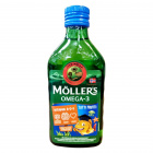 Möllers Omega-3 halolaj - tutti-frutti ízű 250ml Möllers Omega-3 halolaj - tutti-frutti ízű 250ml