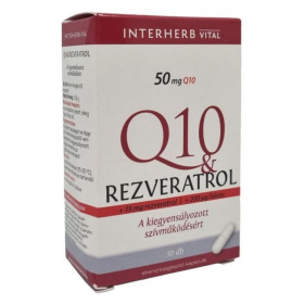 Interherb Q10 and Rezveratrol kapszula 30db