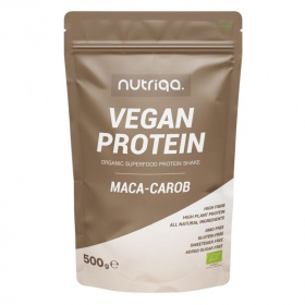 Nutriqa bio maca-carob vegán protein mix 500g