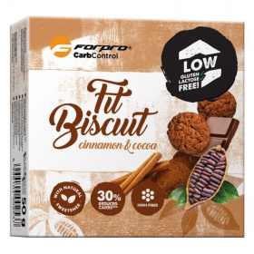 Forpro Fit Biscuit fahéjas-kakaós keksz édesítőszerrel 50g