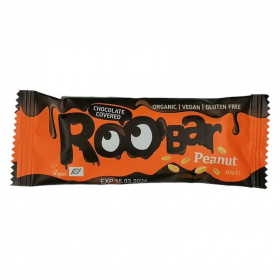 Roobar Bio Csoki mázas Földimogyorós szelet 30g