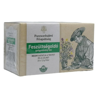 Pannonhalmi feszültségoldó gyógynövény filteres tea 20db