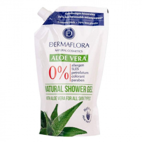Dermaflora 0% tusfürdő (utántöltő aloe vera) 500ml