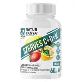 Natur Tanya szerves C+D+K vitamin tabletta 60db