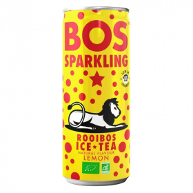 Bos organikus rooibos ice tea (citrom, szénsavas) 250ml