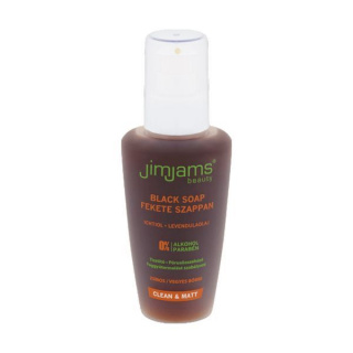 JimJams Beauty Clean & Matt fekete szappan arctisztításhoz 125ml
