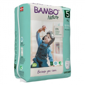 Bambo pants eldobható bugyipelenka 5-ös méret, 12-18 kg, 19db