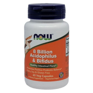 Now 8 Billion Acidophilus and Bifidus kapszula 60db