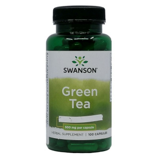 Swanson Green Tea Extract (zöld tea kivonat) 500mg kapszula 100db