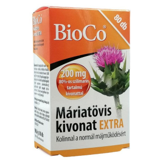 BioCo Máriatövis kivonat Extra tabletta 80db