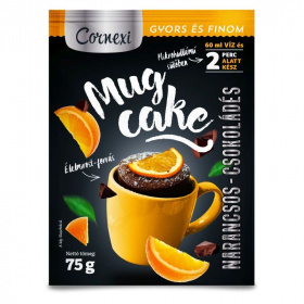 Cornexi mug cake csokoládés-narancsos alappor bögrés sütemény készítéséhez 75g