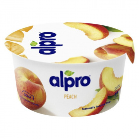 Alpro szójagurt (őszibarackos) 150g