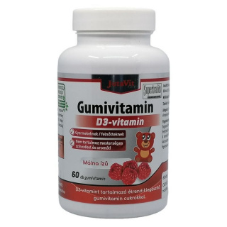 JutaVit D3-vitamin (málna ízű) gumivitamin 60db