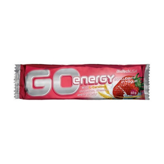 BioTechUSA Go Energy szelet - eper-joghurt 40g