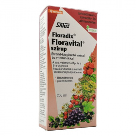 Salus floradix floravital szirup vassal és b-vitaminokkal szirup 250ml