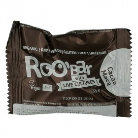 Roobar Bio nyers Energiagolyó Kakaó-Maca 22 g