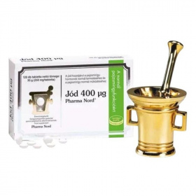 Pharma Nord Jód 400mcg tabletta 120db