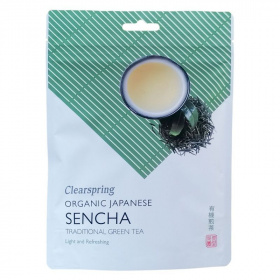 Clearspring bio sencha japán zöld tea 90g