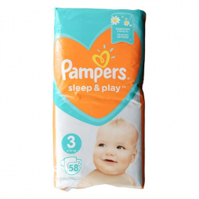 Pampers Sleep & Play Midi 3 (6-10 kg) pelenka 58db