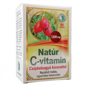 Dr. Chen C-vitamin (Natúr) tabletta csipkebogyó-kivonattal 80db