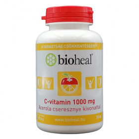 Bioheal C-vitamin 1000mg + Acerola cseresznye kivonat tabletta 70db
