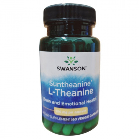 Swanson L-Theanine Suntheanine 100mg növényi kapszula 60db