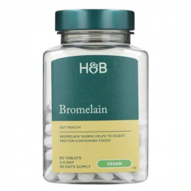 H&B Bromelain Enzim (1500mg) tabletta 90db