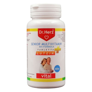 Dr. Herz Senior multivitamin 50+ Formula Luteinnel tabletta 60db