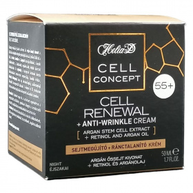 Helia-D Cell Concept 55+ sejtmegújító+ránctalanító éjszakai krém 50ml