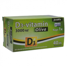 JutaVit D3-vitamin 3000NE Olíva lágykapszula 40db