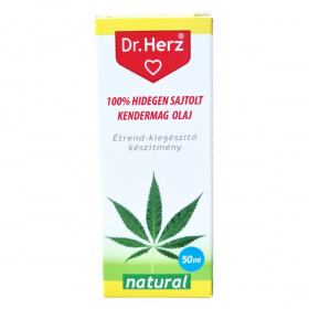 Dr. Herz 100% hidegen sajtolt kendermagolaj 50ml