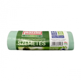 Mazzini újrahasznosított szemeteszsák (60L) 10db