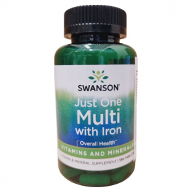 Swanson Multi with Iron Century Formula vassal tabletta 130db