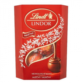 Lindt lindor tejcsokoládé golyók diszdobozban 50g