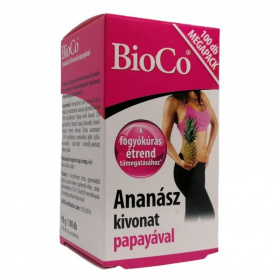 BioCo ananász kivonat papayával tabletta 100db