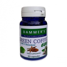 Dammers Green Coffee 600 zöld kávé + fahéj kapszula 60db