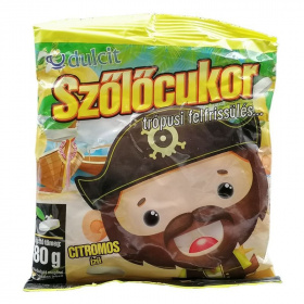 Dulcit szőlőcukorka - citrom ízű 80g
