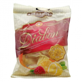 Diabon cukorka citrom narancs málna 70g