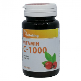 Vitaking Vitamin C-1000 csipkebogyóval tabletta 30db