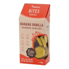 Naturi keksz banános-vaníliás falat hozzáadott cukor nélkül 100g