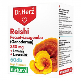 Dr. Herz reishi 350mg+c-vitamin+szerves cink kapszula 60db