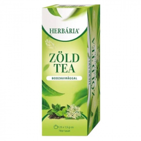 Herbária zöld tea-bodza 25db