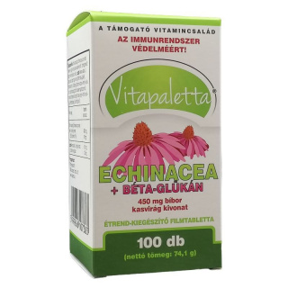 Vitapaletta Echinacea 450mg + Béta-glükán kapszula 100db