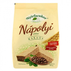 Nyírfacukor kakaós nápolyi 180g