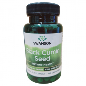 Swanson Black Cumin seed feketeköménymag 400mg kapszula 60db