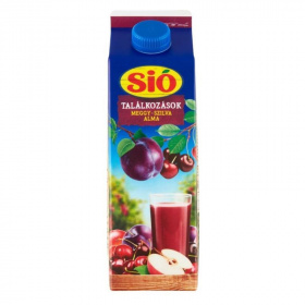 Sió gyümölcsital - szilva, alma, meggy 1000ml