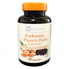 Caleido Kurkumin + piperin forte kapszula 60db